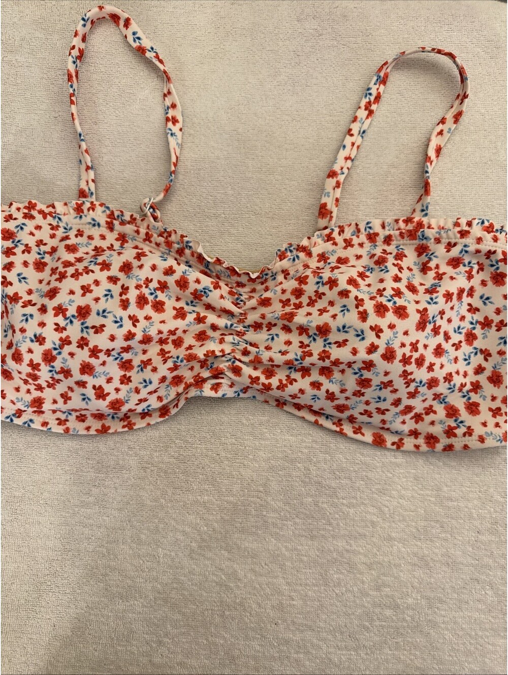 ✨NWT Old Navy Beach Floral Bikini Lined Swim Suit Top Colorful Women’s Size 2X✨